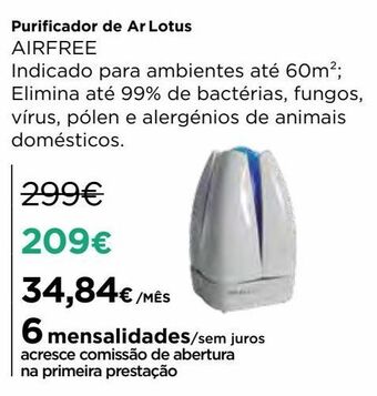 El Corte Inglés Purificador de ar promoção