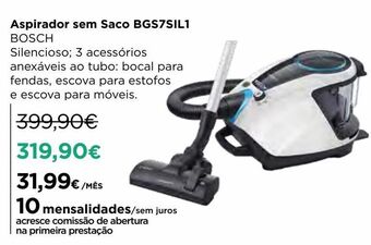 El Corte Inglés Aspirador sem saco bosch promoção