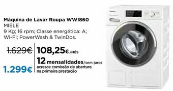 El Corte Inglés Máquina lavar roupa miele promoção