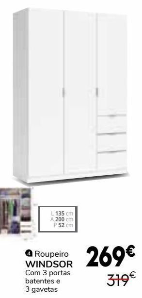 Conforama Guarda roupa promoção