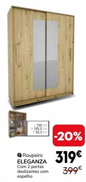 Conforama Guarda roupa promoção