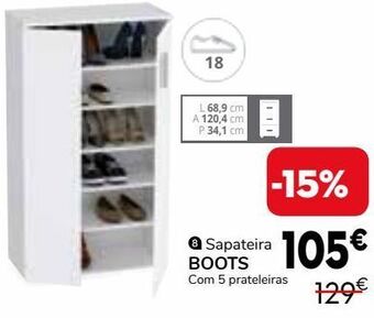 Conforama Sapateira promoção
