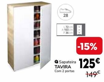 Conforama Sapateira promoção