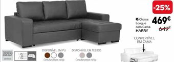 Conforama Chaise longue promoção