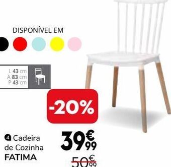 Conforama Cadeiras para cozinha promoção