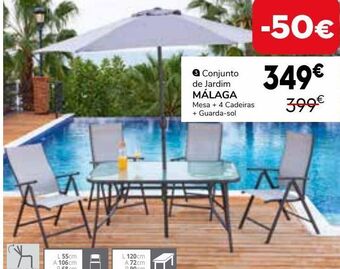 Conforama Conjunto jardim promoção