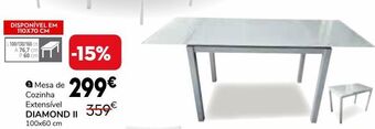 Conforama Mesa extensível promoção