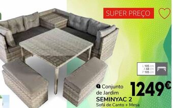 Conforama Conjunto jardim promoção