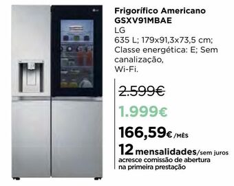 El Corte Inglés Frigorífico americano lg promoção
