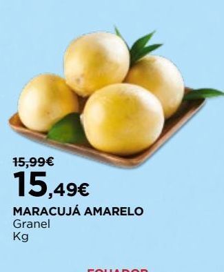 El Corte Inglés Maracujá promoção