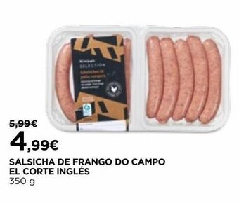 El Corte Inglés Salsicha promoção