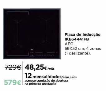 El Corte Inglés Placa de cozinha aeg promoção