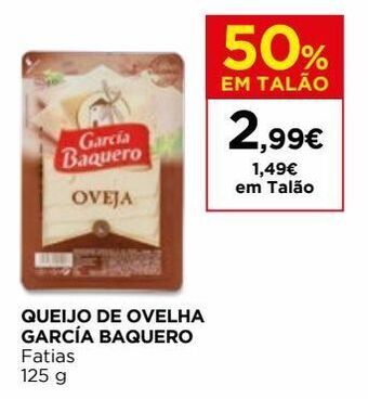 El Corte Inglés Queijo de ovelha garcía baquero promoção