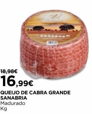 El Corte Inglés Queijo de cabra promoção