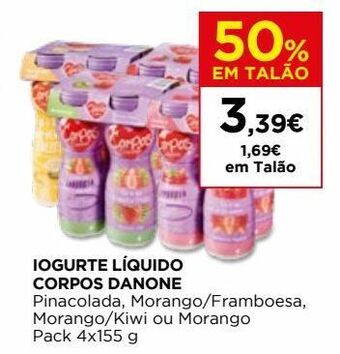 Iogurte corpos danone