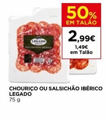 El Corte Inglés Chouriço promoção