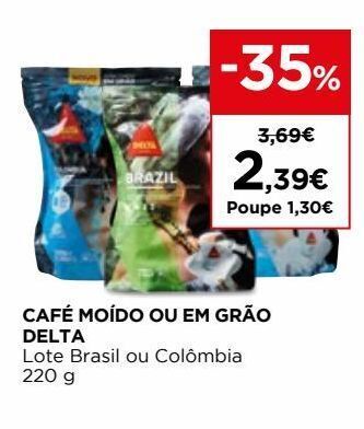 El Corte Inglés Café delta promoção