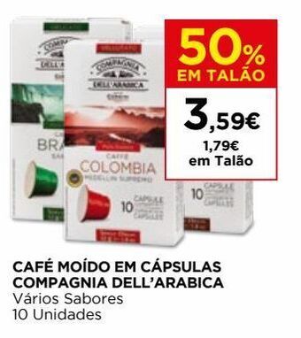 El Corte Inglés Cápsulas de café promoção