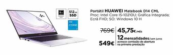 El Corte Inglés Notebook huawei promoção