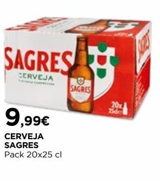 El Corte Inglés Cerveja sagres promoção