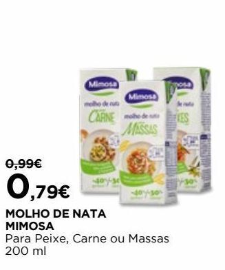 El Corte Inglés Molhos mimosa promoção