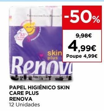 El Corte Inglés Papel higiênico renova promoção