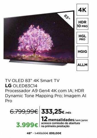 El Corte Inglés Smart tv lg promoção