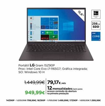 El Corte Inglés Notebook lg promoção