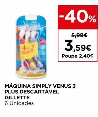 El Corte Inglés Depilação venus promoção