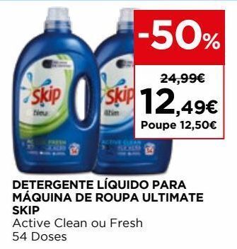 El Corte Inglés Detergente líquido skip promoção