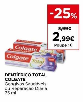 El Corte Inglés Pasta de dentes colgate promoção