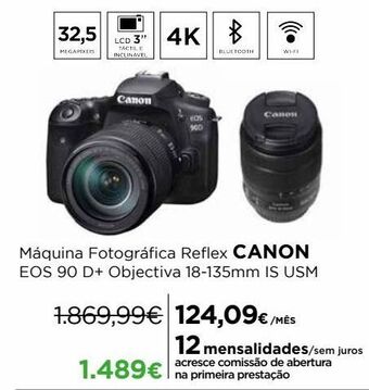 El Corte Inglés Câmera reflex canon promoção