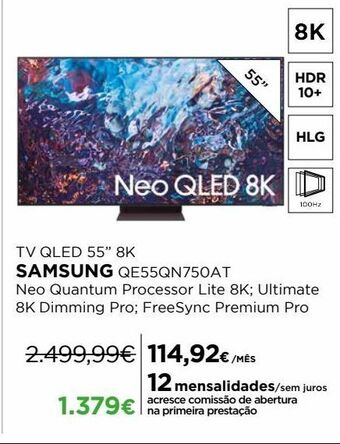 El Corte Inglés Tv 55'' led samsung promoção