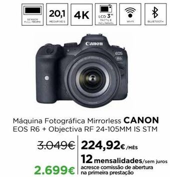 El Corte Inglés Câmera fotográfica canon promoção