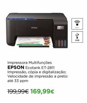 El Corte Inglés Impressora multifuncional epson promoção