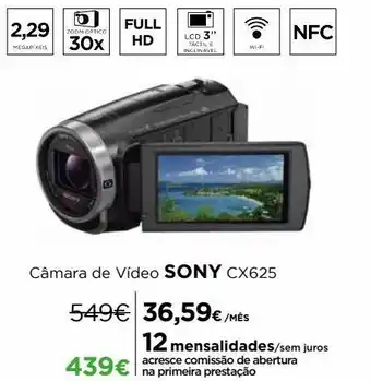 El Corte Inglés Câmera sony promoção
