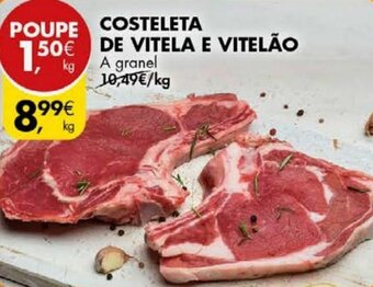 Pingo Doce Costeleta de Vitela e Vitelão A Granel promoção