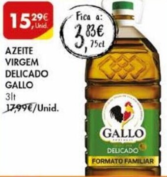 Pingo Doce Azeite Virgem Delicado Gallo 3lt promoção