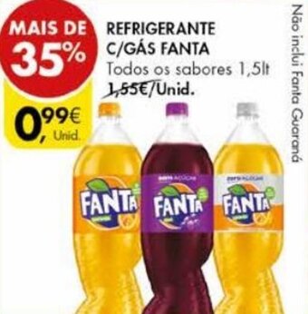 Pingo Doce Refrigerante C/Gás Fanta 1,5lt promoção