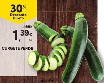 Continente Curgete Verde promoção