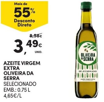Continente Azeite Virgem Extra Oliveira da Serra 0,75L promoção