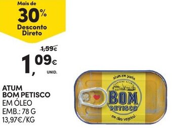 Continente Atum Bom Petisco 78g promoção