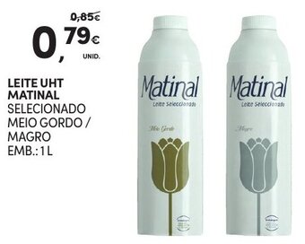 Continente Leite UHT Matinal 1L promoção