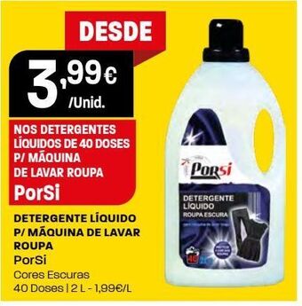 Intermarché Detergente líquido porsi promoção