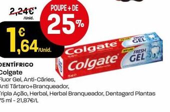Intermarché Pasta de dentes colgate promoção