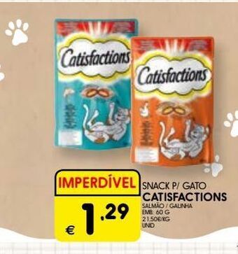 Ração para gatos catisfaction