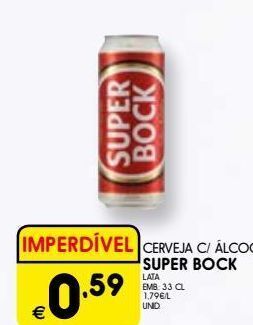 Meu Super Lata de cerveja super bock promoção
