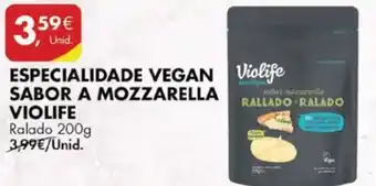 Pingo Doce Violife Especialidade Vegan Sabor a Mozzarella 200g promoção