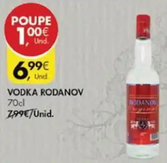 Pingo Doce Vodka Rodanov 70cl promoção