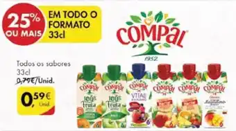 Pingo Doce Compal Todos as Sabores 33cl promoção